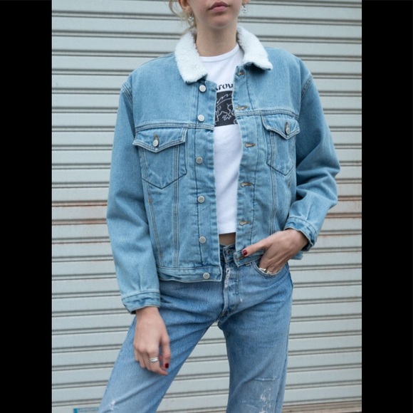 fluffy denim jackets